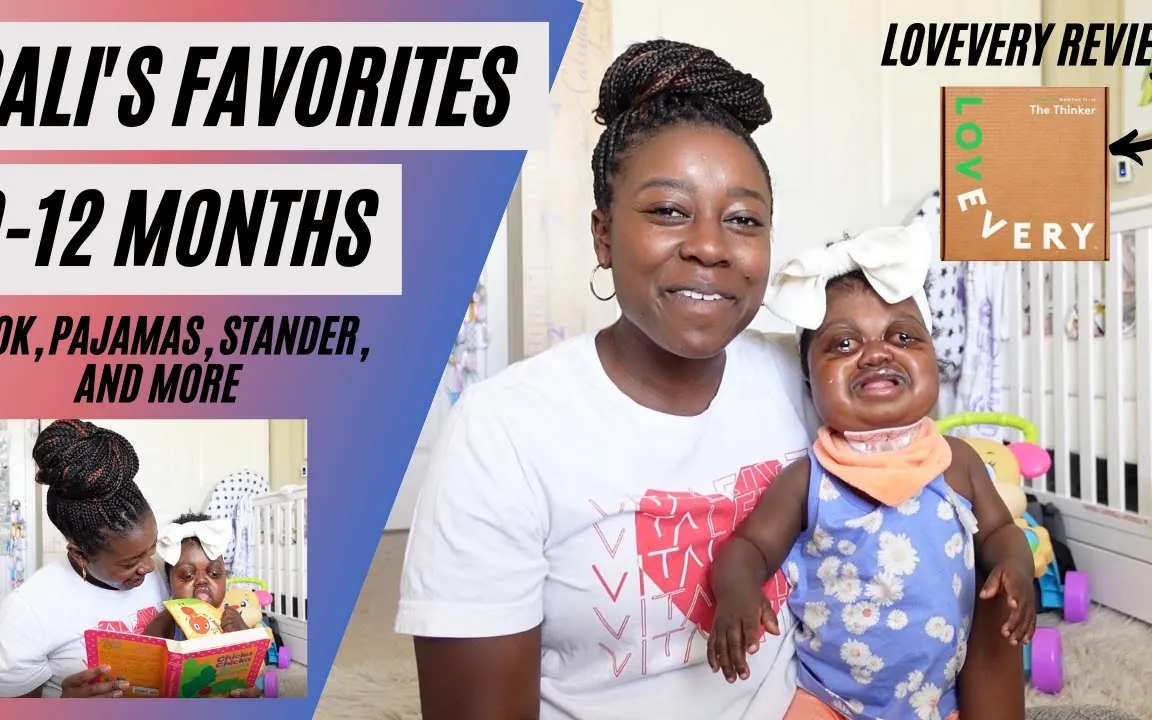 The Johnson Family opening a Lovevery 9 to 12 month play kit